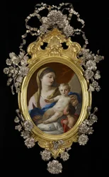 A Madonna és a gyermek a csecsemő Szent Jánossal